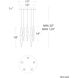 Beyond Kindjal LED 17 inch Polished Nickel Multi-Light Pendant Ceiling Light, Beyond