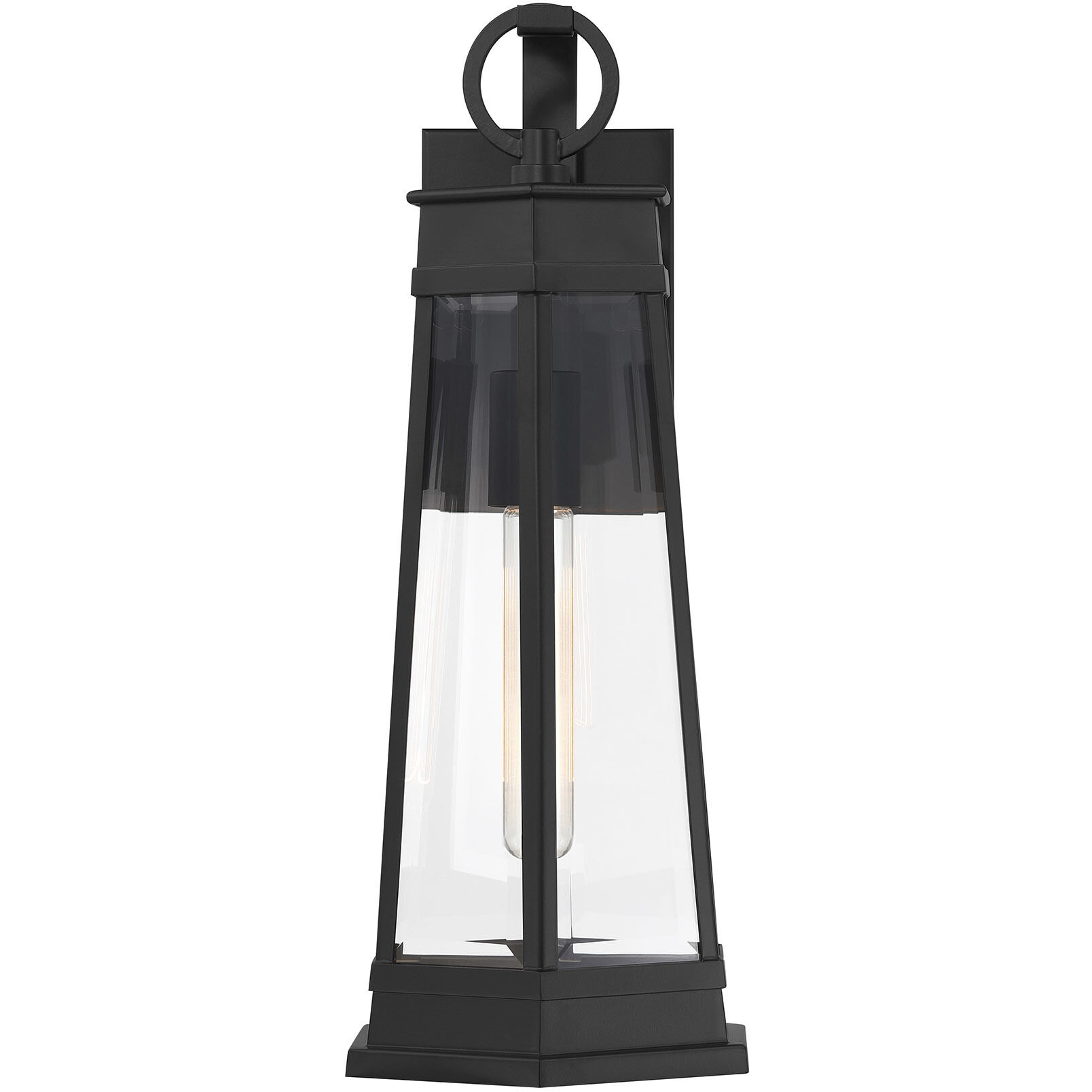 Payne 1 Light 18.5 inch Matte Black Outdoor Wall Lantern