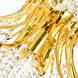 Princess 10 Light 24 inch Gold Down Chandelier Ceiling Light