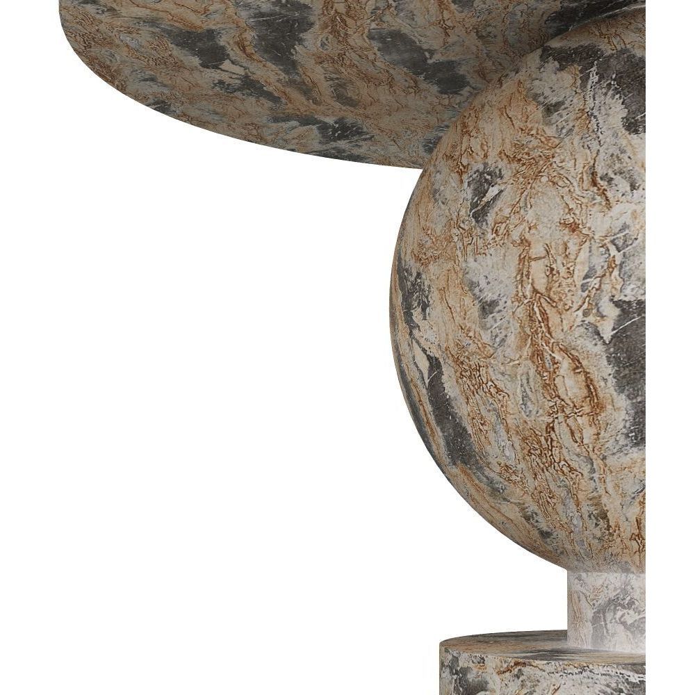 Brenna 44 inch Sahara Faux Marble Entry Table