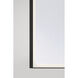 Paulding 72 X 30 inch Black LED Mirror