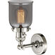 Franklin Restoration Small Bell LED 5 inch Polished Nickel Sconce Wall Light, Franklin Restoration