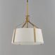 Bandera 1 Light 14.5 inch Natural Aged Brass Single Pendant Ceiling Light