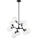 Nexpo 9 Light 30 inch Coal Chandelier Ceiling Light