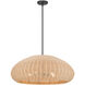 Natora 5 Light 24 inch Matte Black Pendant Ceiling Light