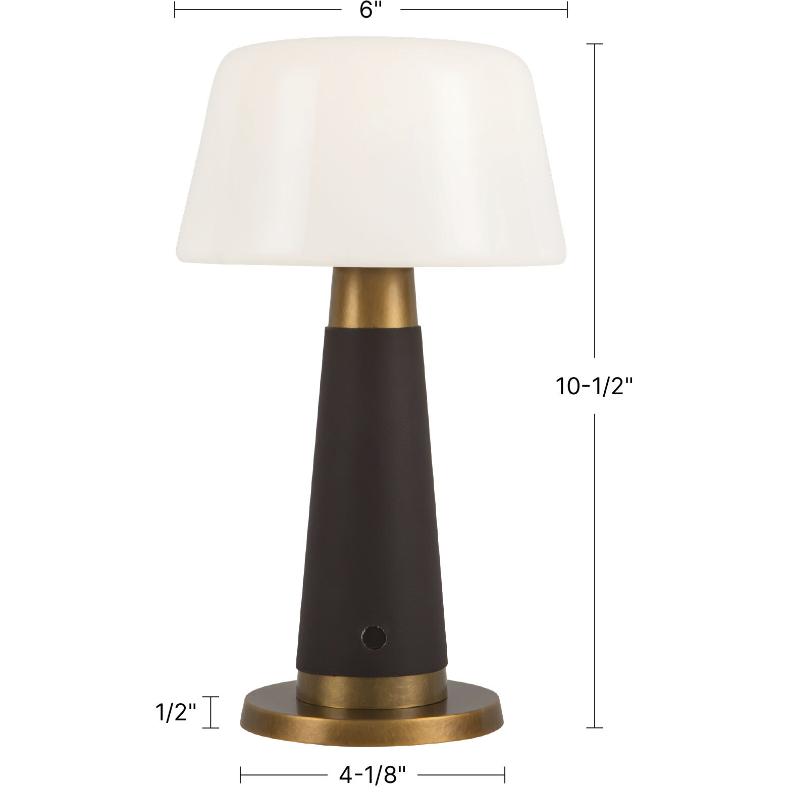 Clemence 10.5 inch 3 watt Pine Green Table Lamp Portable Light