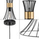 Lorin 1 Light 18 inch Matte Black Pendant Ceiling Light