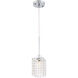 Taylor 1 Light 5 inch Chrome Pendant Ceiling Light