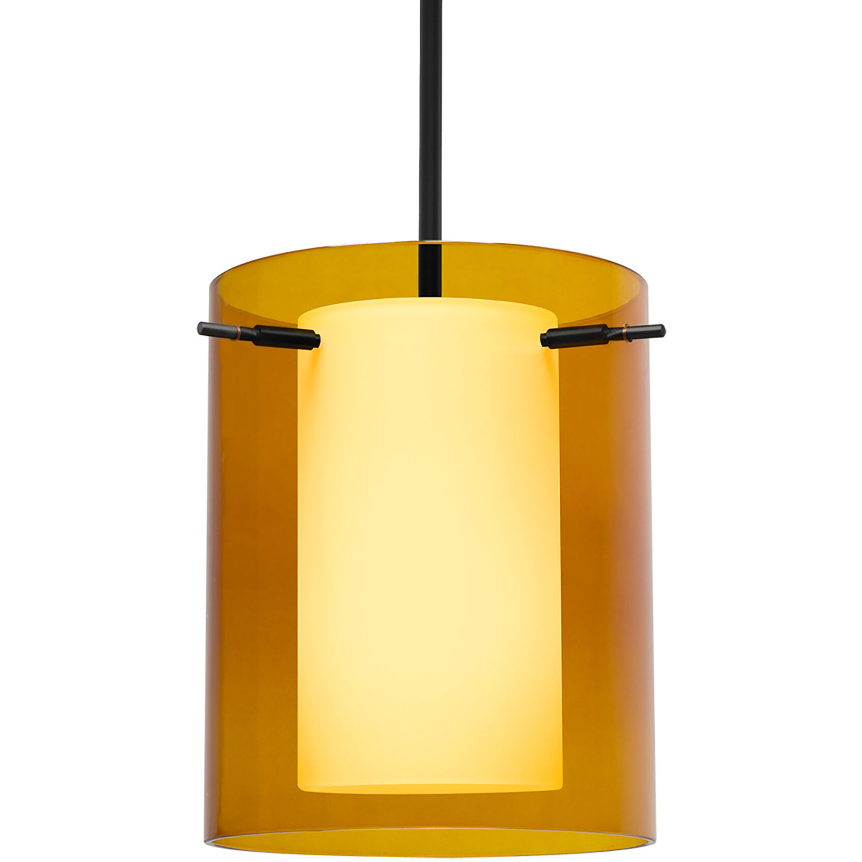 Pahu 8 LED Black Stem Pendant Ceiling Light