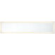 Lavery 30 X 7 inch White Mirror, Rectangle Shape