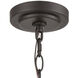 Montgomery 3 Light 12 inch Oil Rubbed Bronze Chandelier Ceiling Light