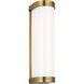 AH by Alexa Hampton Ifran 2 Light 5 inch Burnished Brass Vanity Light Wall Light