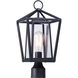 Artisan 1 Light 17.25 inch Black Outdoor Pole/Post Mount