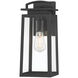 Kendrix 1 Light 14 inch Powder Coated Black Outdoor Wall Sconce