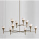 Nola 10 Light 48 inch Mystic Luster Chandelier Ceiling Light