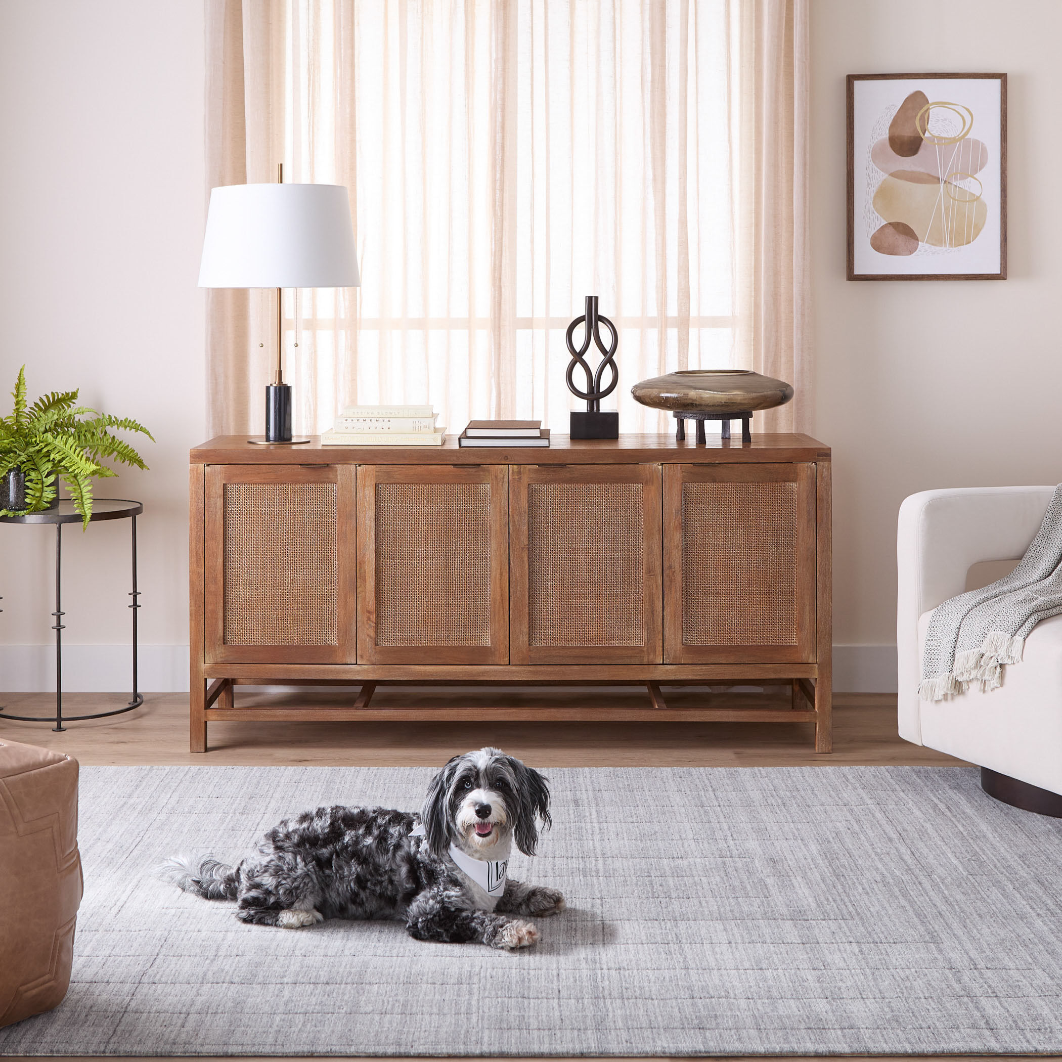 Kirti 130 X 94 inch Light Grey Rug in 8 x 11