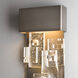 Art + Alchemy Fusion LED 9.5 inch Modern Brass Wall Sconce Wall Light - Open Box