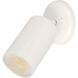 Spots 1 Light 5 inch White Flush Mount Ceiling Light