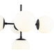 Midnetic 5 Light 22.25 inch Matte Black Pendant Ceiling Light