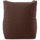 Seascape Chocolate Outdoor Pouf Lounge Cover
