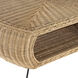 Coralitta Rattan Coffee Table in Light Brown