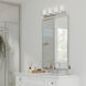 Merry 4 Light 30 inch Polished Chrome Bath Vanity Light Wall Light