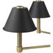 Mcgill 6 Light 40 inch Natural Brass Chandelier Ceiling Light