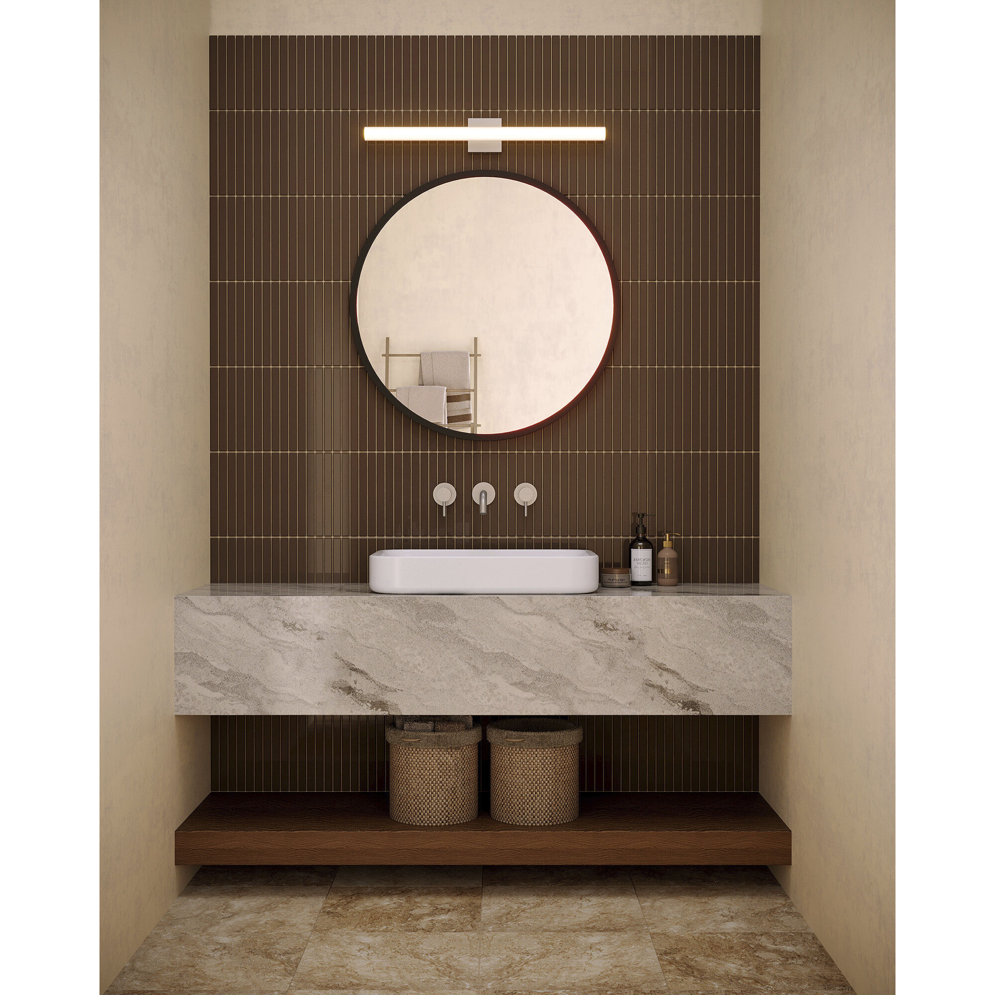 Rico 2.5 inch Brushed Nickel ADA Wall Sconce Wall Light