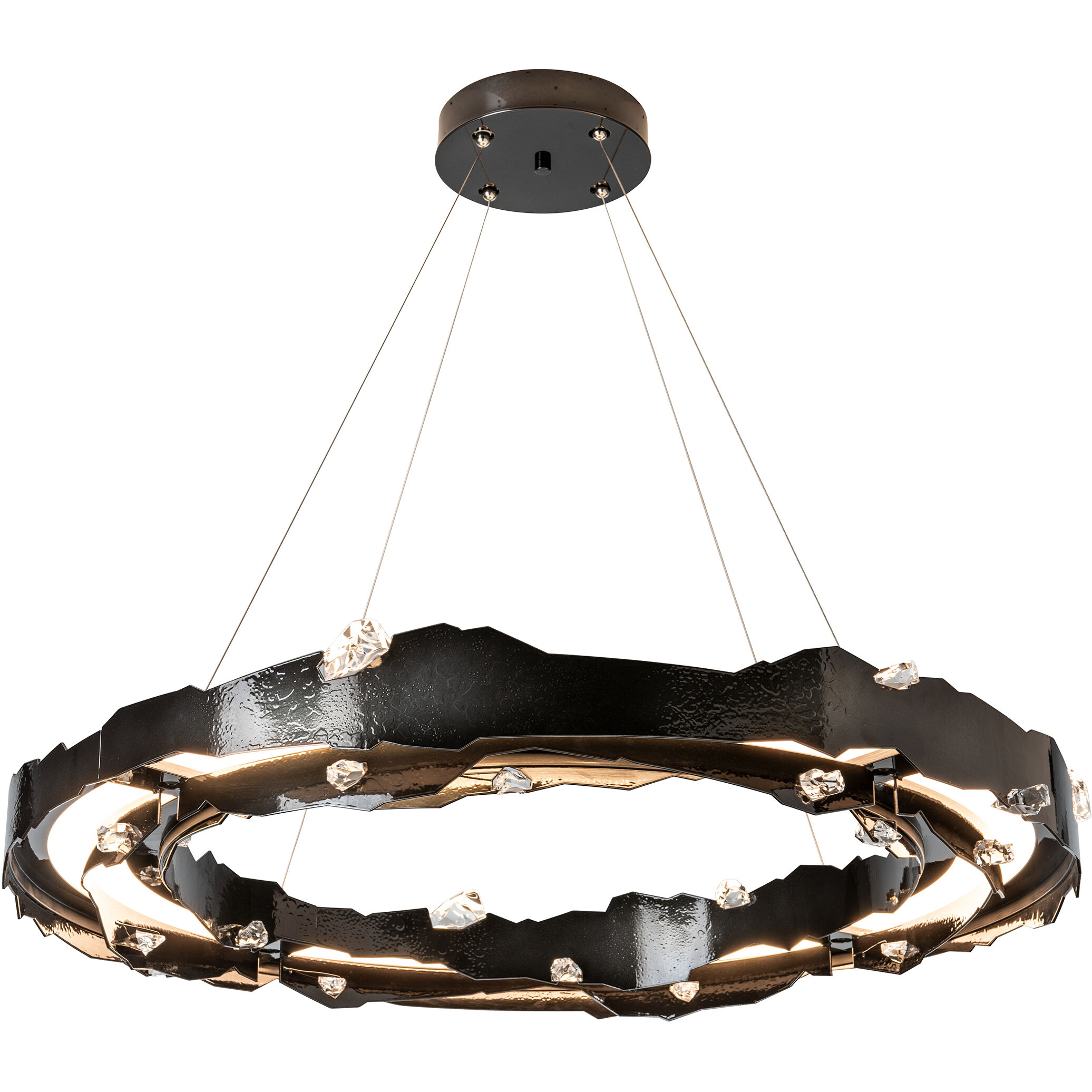 Trove LED 38.2 inch Ink Circular Pendant Ceiling Light