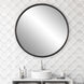 Dawsyn 44 X 44 inch Aged Black with Subtle Gray Highlights Mirror