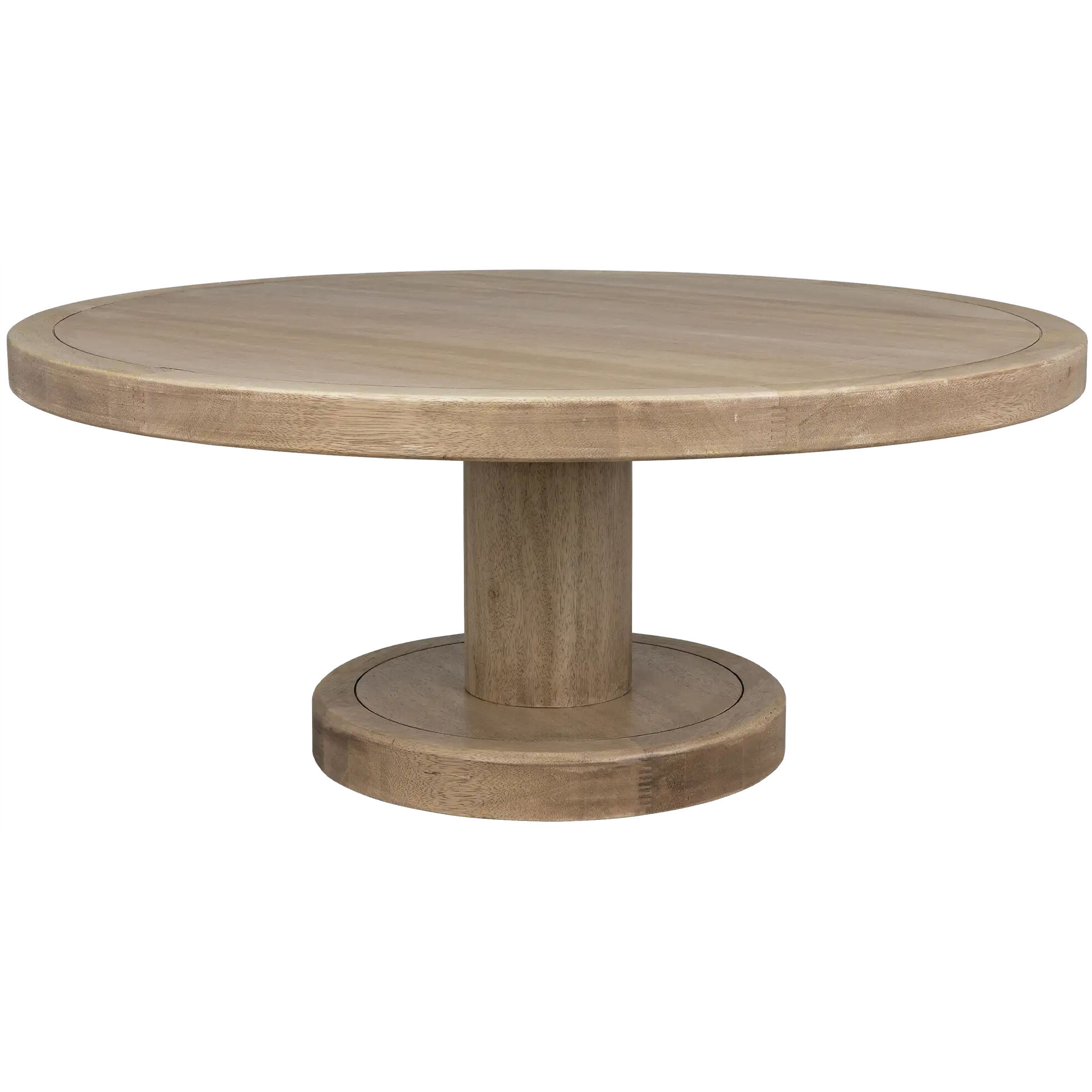 Milena 48 X 48 inch Washed Walnut Coffee Table