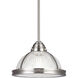 Pratt Street Prismatic 1 Light 11 inch Brushed Nickel Pendant Ceiling Light