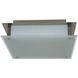 Vision LED 18 inch Brushed Steel Flush Mount Ceiling Light