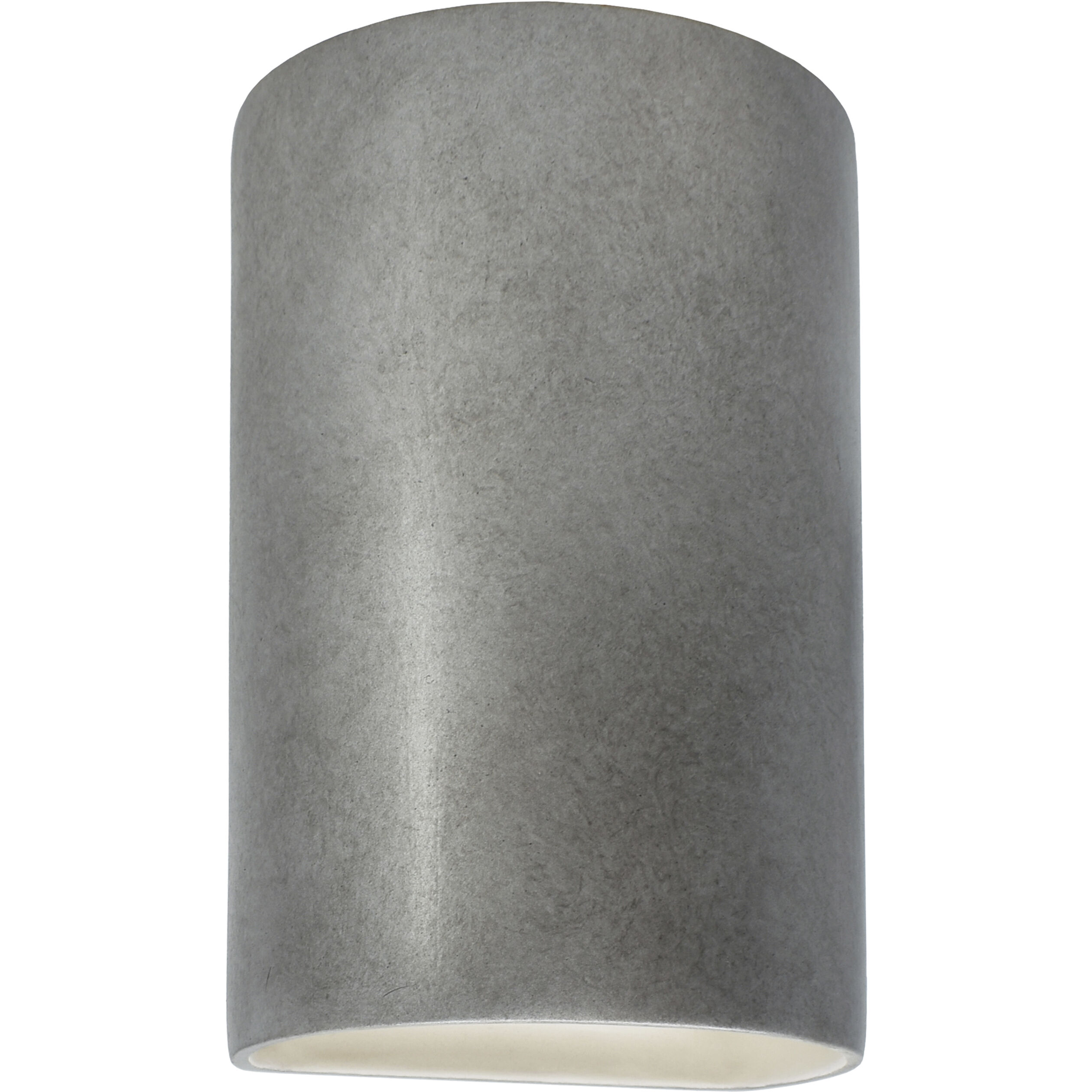 Ambiance Cylinder LED 5.75 inch Antique Silver Wall Sconce Wall Light, Small