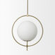 Farrah 11.81 inch Gold Pendant Light Ceiling Light