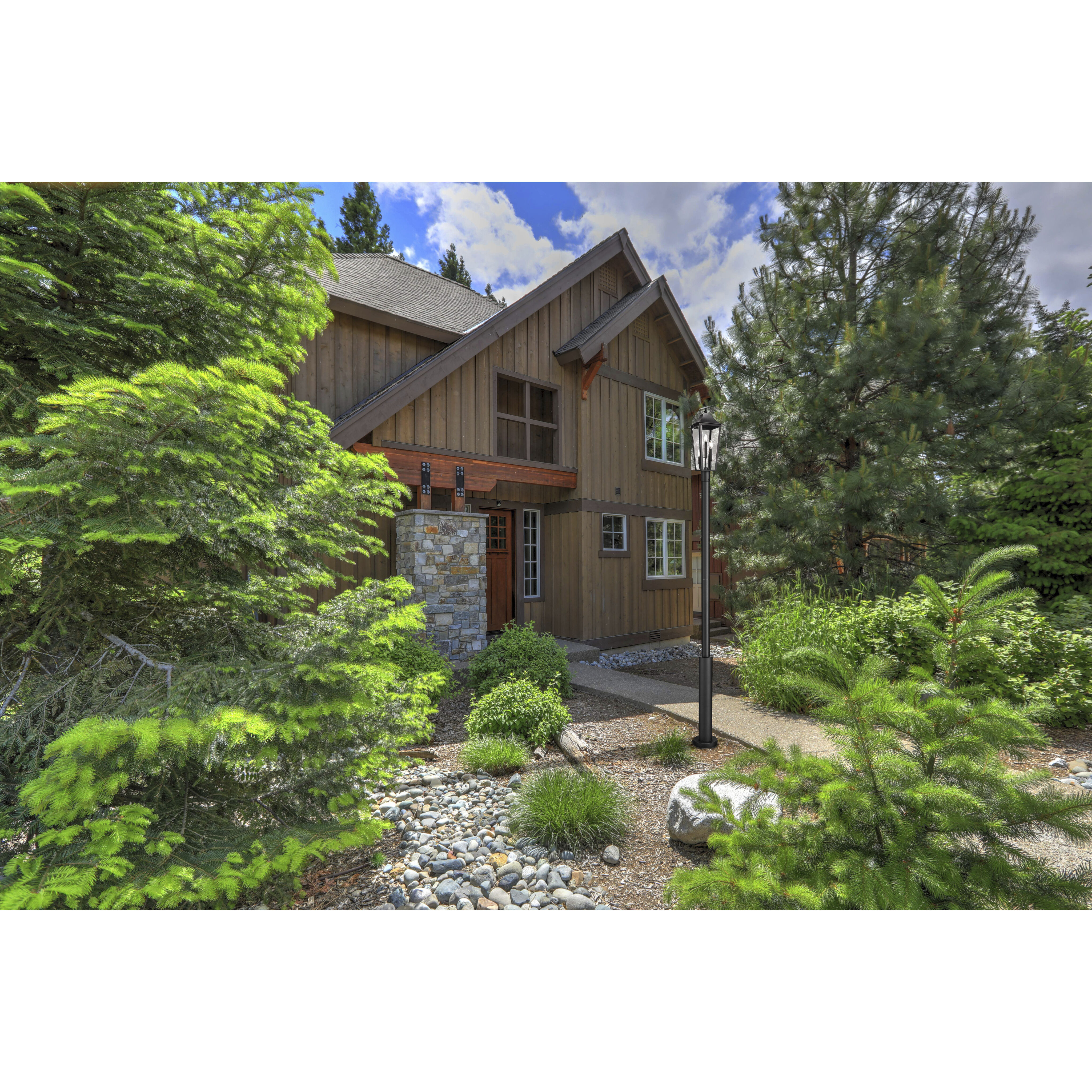 Gannon 3 Light 121.5 inch Black Outdoor Post Mounted Fixture