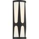 Royston Bath Wall Light in Black