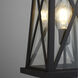 Artesno 1 Light 19 inch Textured Black Outdoor Post Lantern