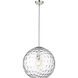 Mackenzie 1 Light 18 inch Polished Nickel Pendant Ceiling Light
