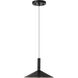 Corrine LED 9.88 inch Matte Black Pendant Ceiling Light