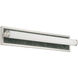 Yep Stratum 1 Light 25.25 inch Brushed Nickel with Persian Green Marble Vanity Light Wall Light
