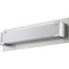 Elara LED 21.7 inch Brushed Nickel Vanity Wall Light