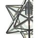 Moravian Star 1 Light 9 inch Oil Rubbed Bronze Mini Pendant Ceiling Light