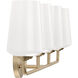 Celino 4 Light 32.5 inch Champagne Bronze Vanity Light Wall Light
