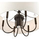 Blossom 7 Light 24 inch English Bronze Pendant Chandelier Ceiling Light