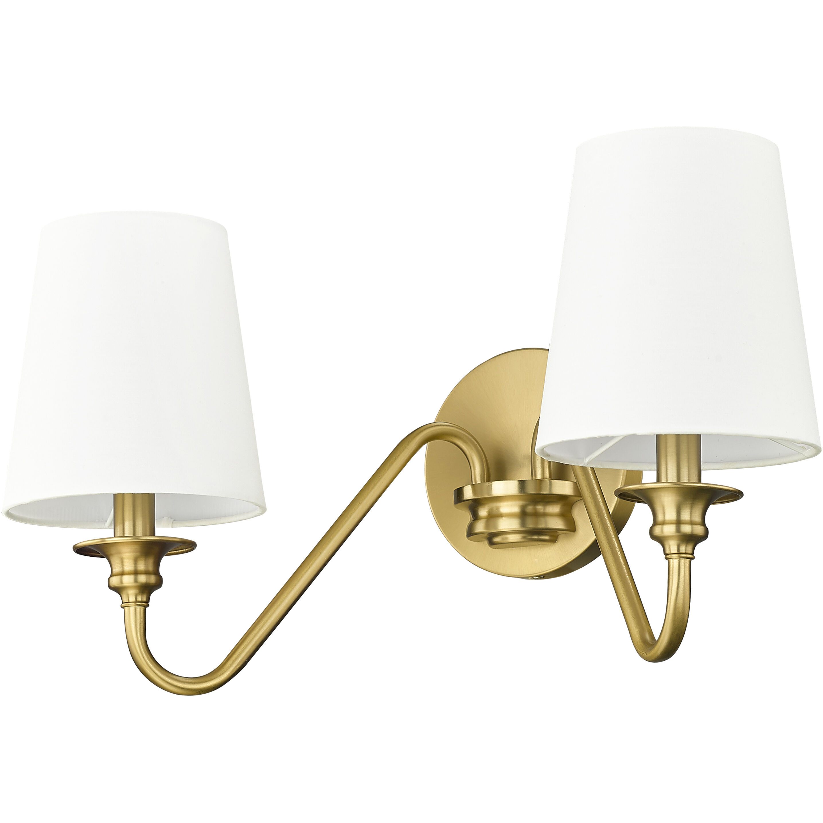 Gianna 2 Light 20 inch Modern Gold Wall Sconce Wall Light
