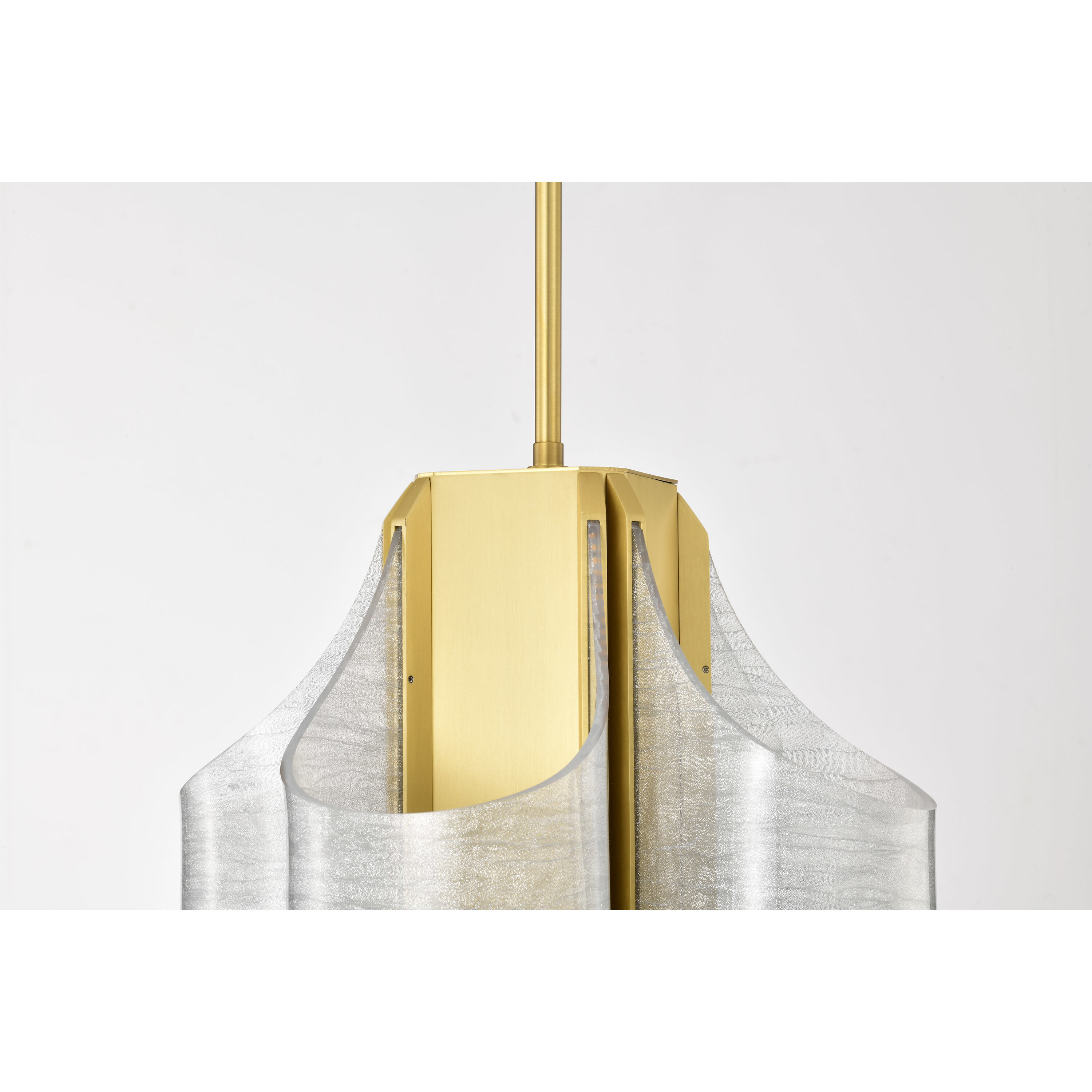 Idris LED 13 inch Vintage Brass Pendant Ceiling Light