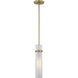 Vilo LED 4.5 inch Golden Brass Mini Pendant Ceiling Light