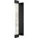 Solice LED 27 inch Sand Black Outdoor Wall Sconce