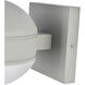 Raine Outdoor Wall Light in Silver